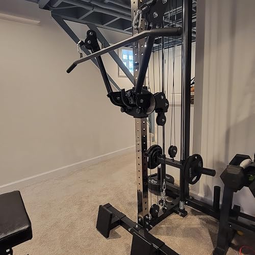The adjustable vertical and radail arms separates this from other machines