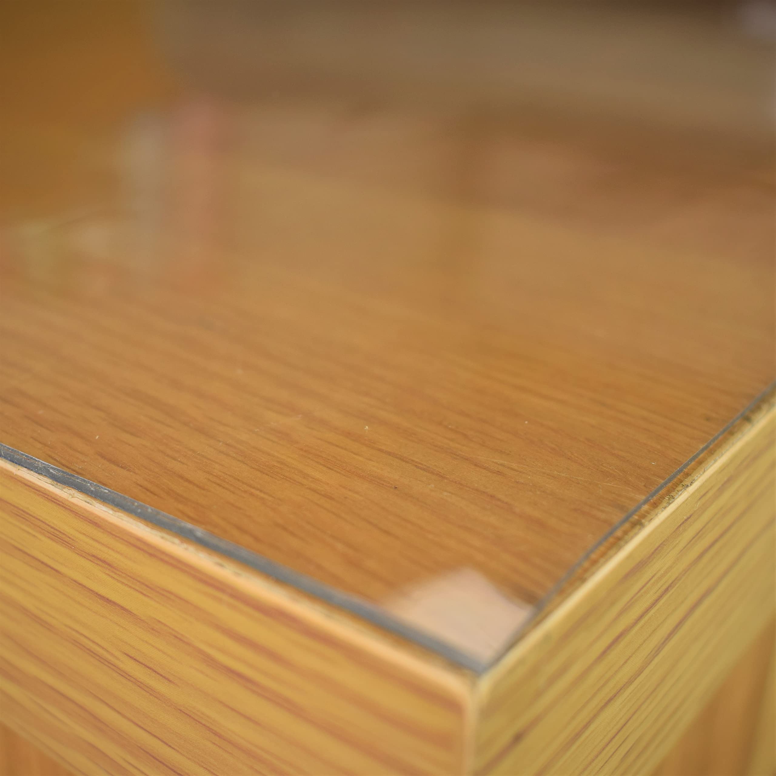 Karina Home Transparent Thick Clear PVC Waterproof Table Cover 1.5 mm Thick Protector Oil Proof (40 x 120cm)