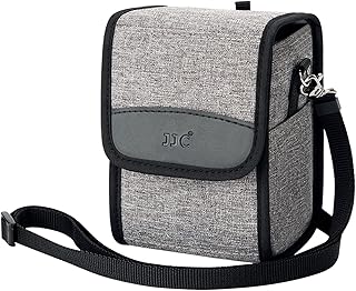 JJC Compact Camera Pouch Case for Sony a6700 a6600 a6500 a6400 a6100 a6000 with 16-50mm Lens for Canon EOS M5 M50 M10 with EF-M 22mm F2 for Nikon Z30 Z50 1 V1 for Fujifilm X100V X100T for GRIII GRIIIx