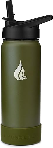 Miniatura 2 de HYDRO CELL Funda protectora de silicona para botellas de agua de acero inoxidable de 64, 40, 32, 24, 18 y 14 onzas, accesorios protectores de