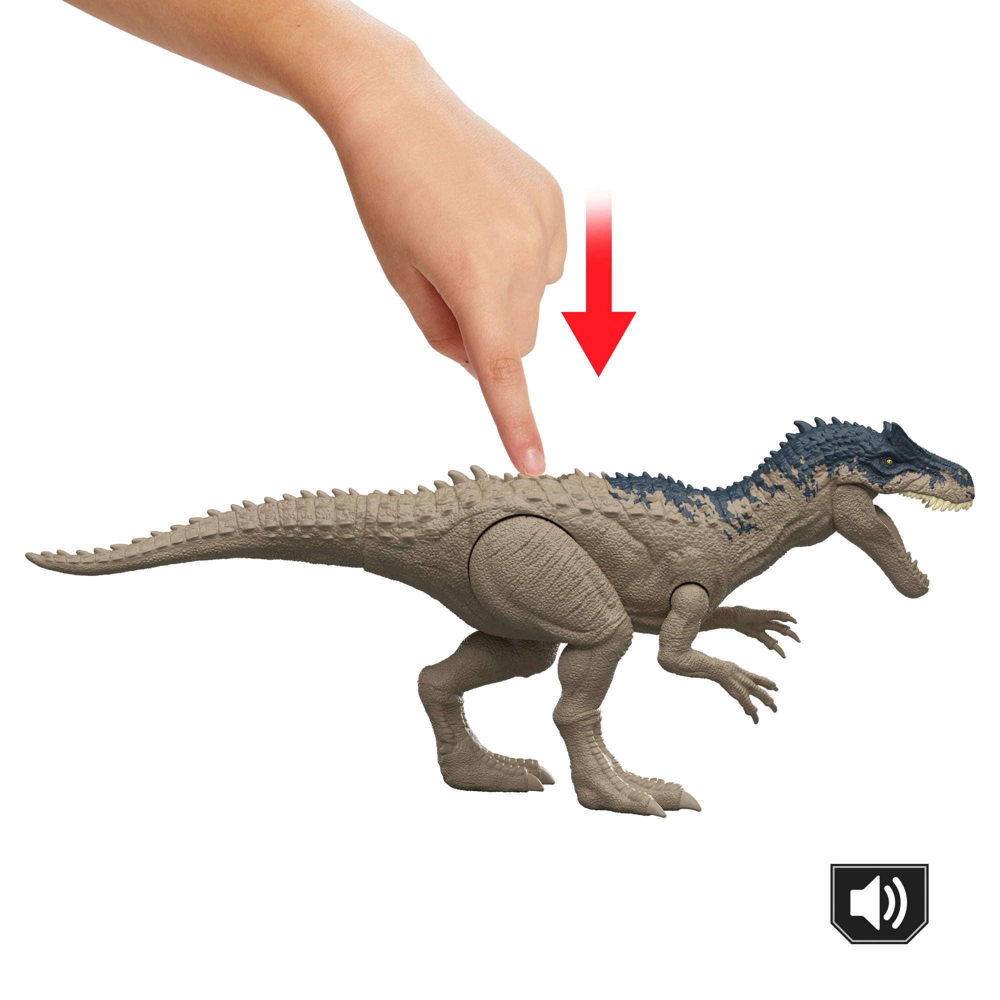 Jurassic World Rebirth Sound Surge Dinosaur Figures with Authentic Deco and Roar Sounds, Posable Dino Toy (Species May Vary) 1