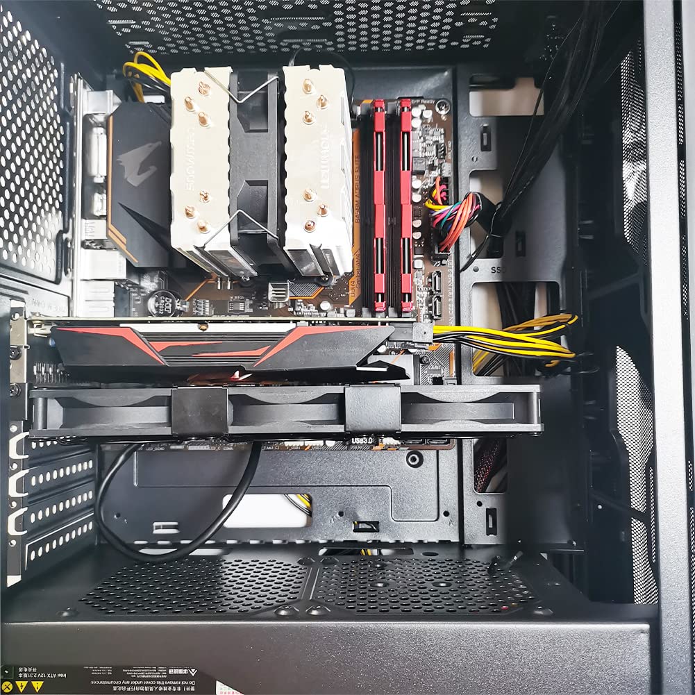 Ventilateur pour carte graphique - 3 ventilateurs PWM de 92 mm - Support PCI