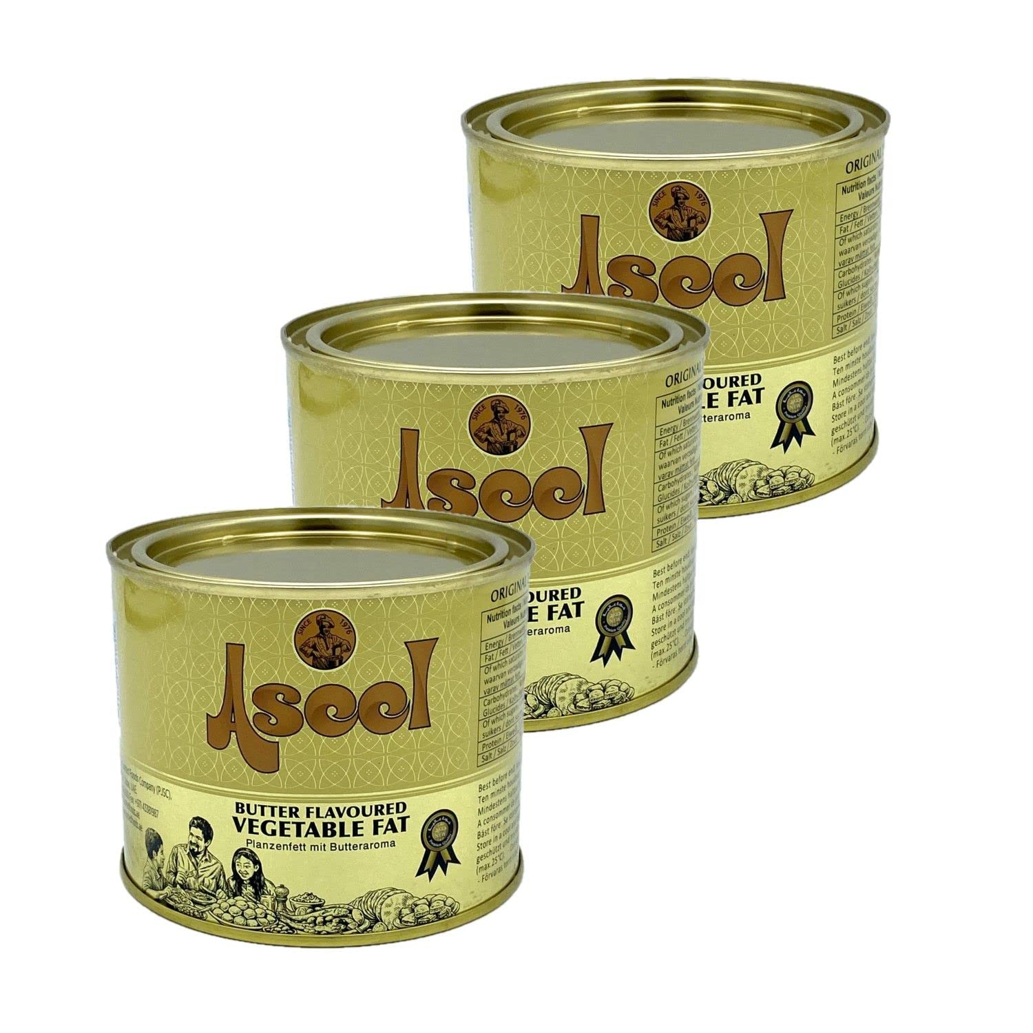 Lot 3x Margarine végétale - Ghee - Boîte 500g
