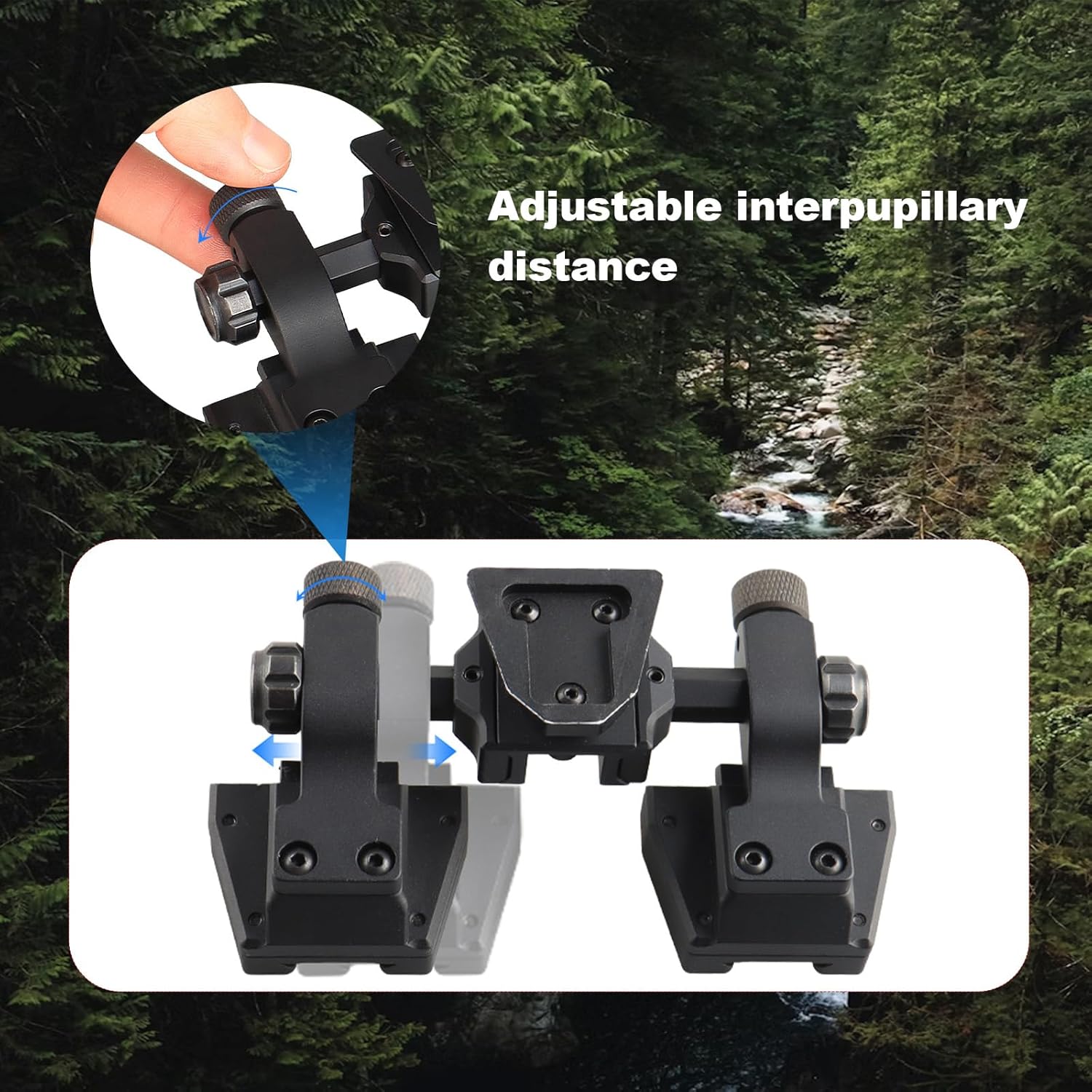 M24 Double Dovetail Slot Mount Adapter-Reconnaissance Helmet Mount Fit for Night Vision M250