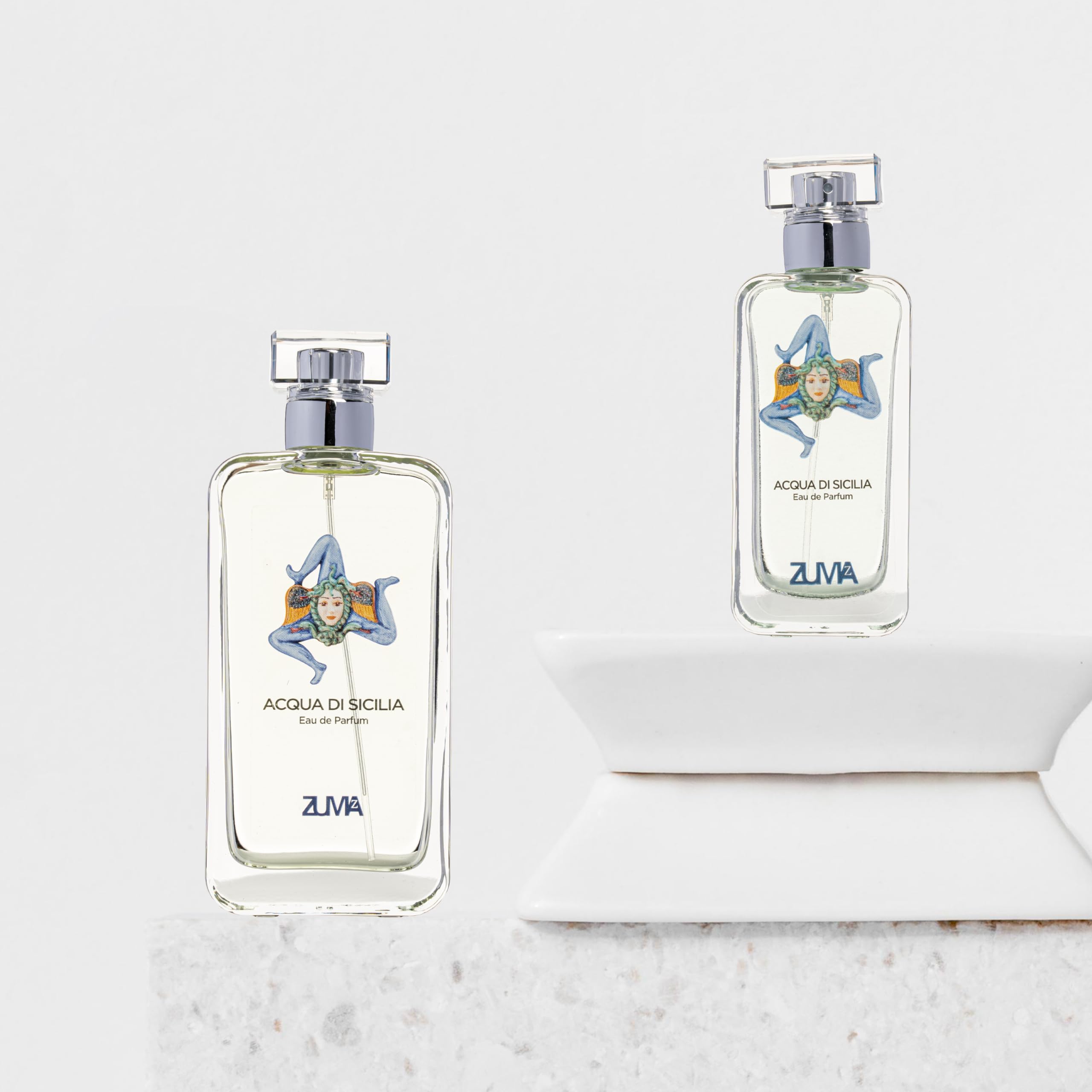 Profumi Zuma - Profumo Acqua di Sicilia - Eau de Parfum Spray - Il Profumo Autentico del Mediterraneo Made in Italy (Acqua di Sicilia 100 ml)