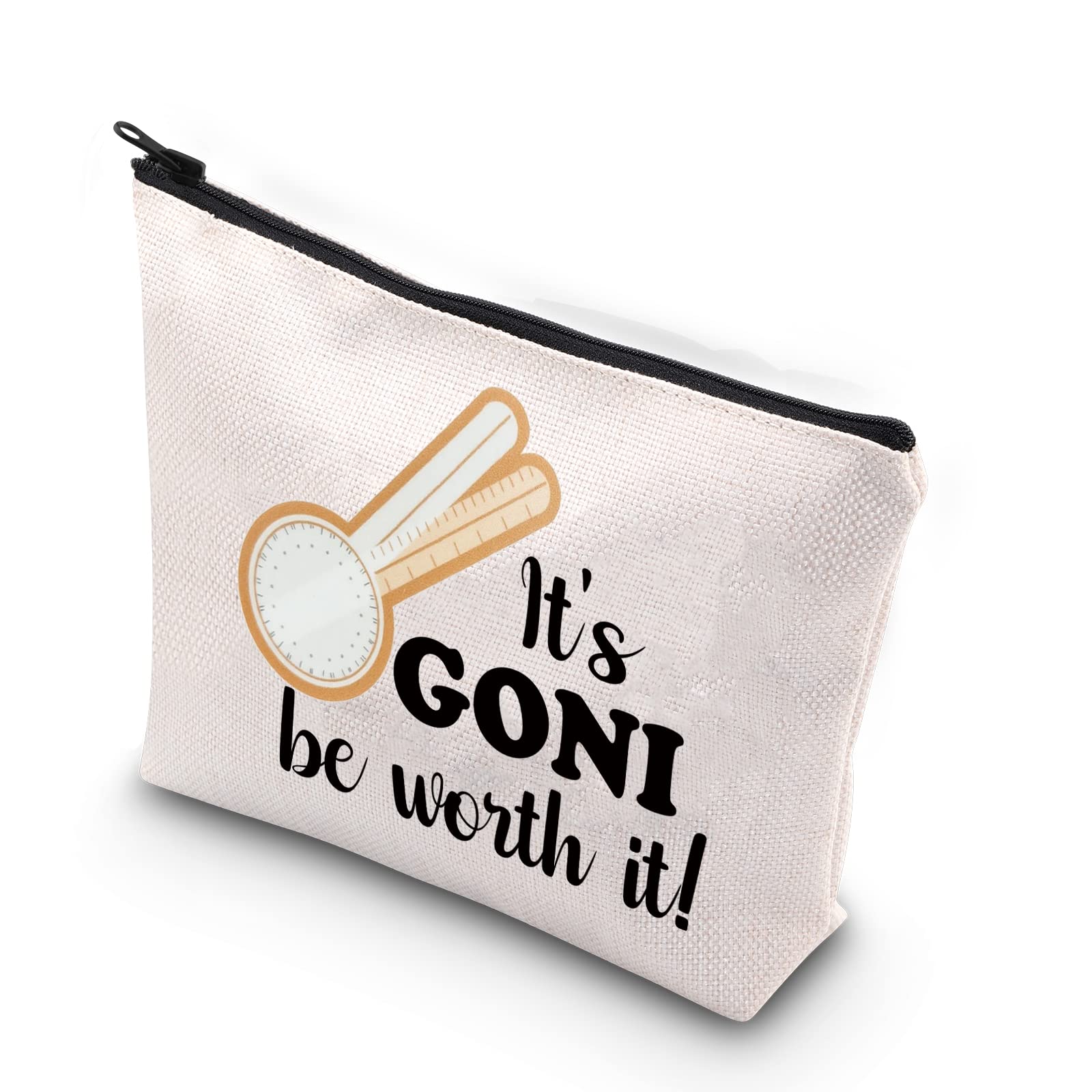 TSOTMO Physical Therapy Student Gift It’s Goni Be Worth It Physical Therapist Gift Zipper Pouch Makeup Bag (GONI be worth)