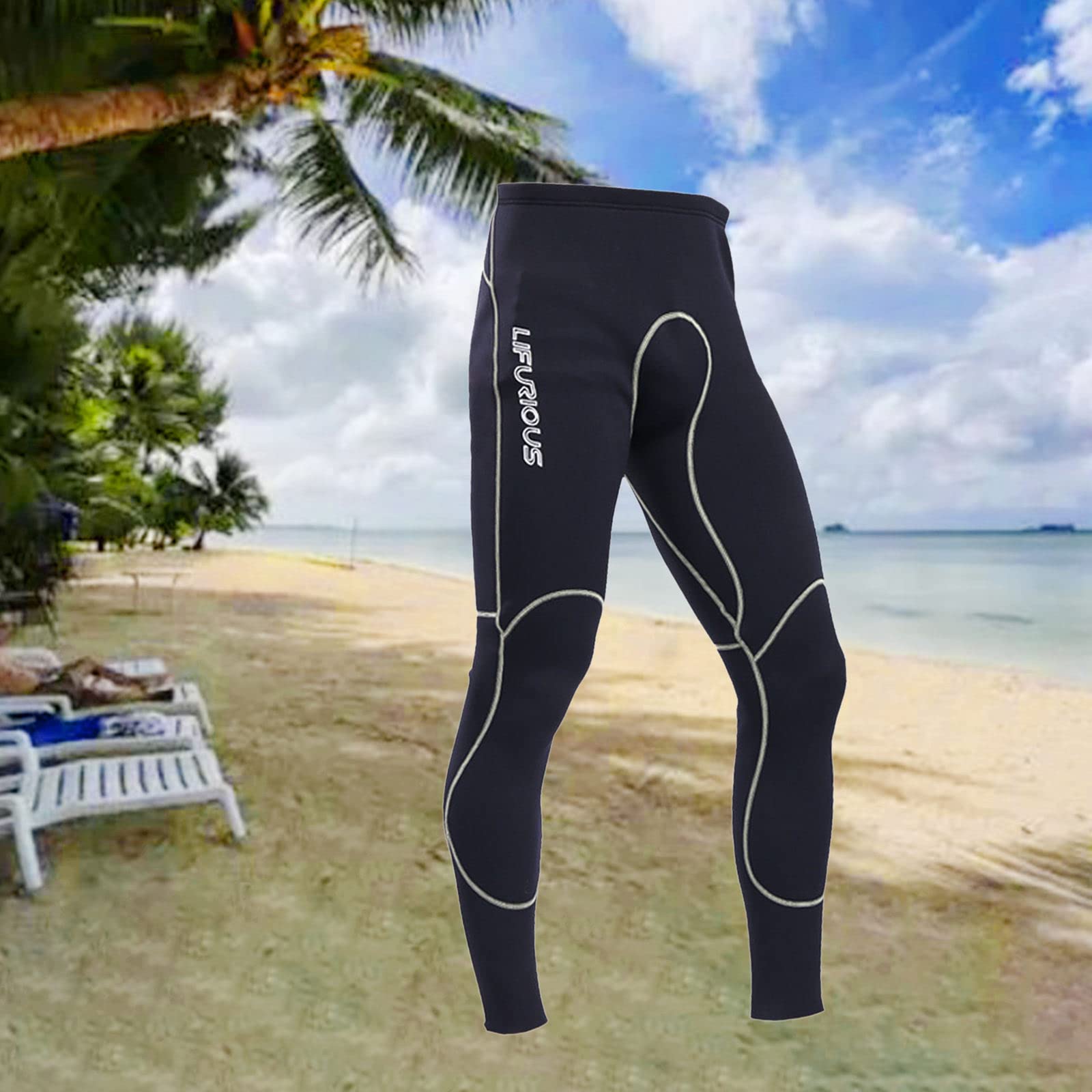 Perfeclan Pantalones de Neopreno de 2mm para Hombre, Pantalones de Buceo y Surf