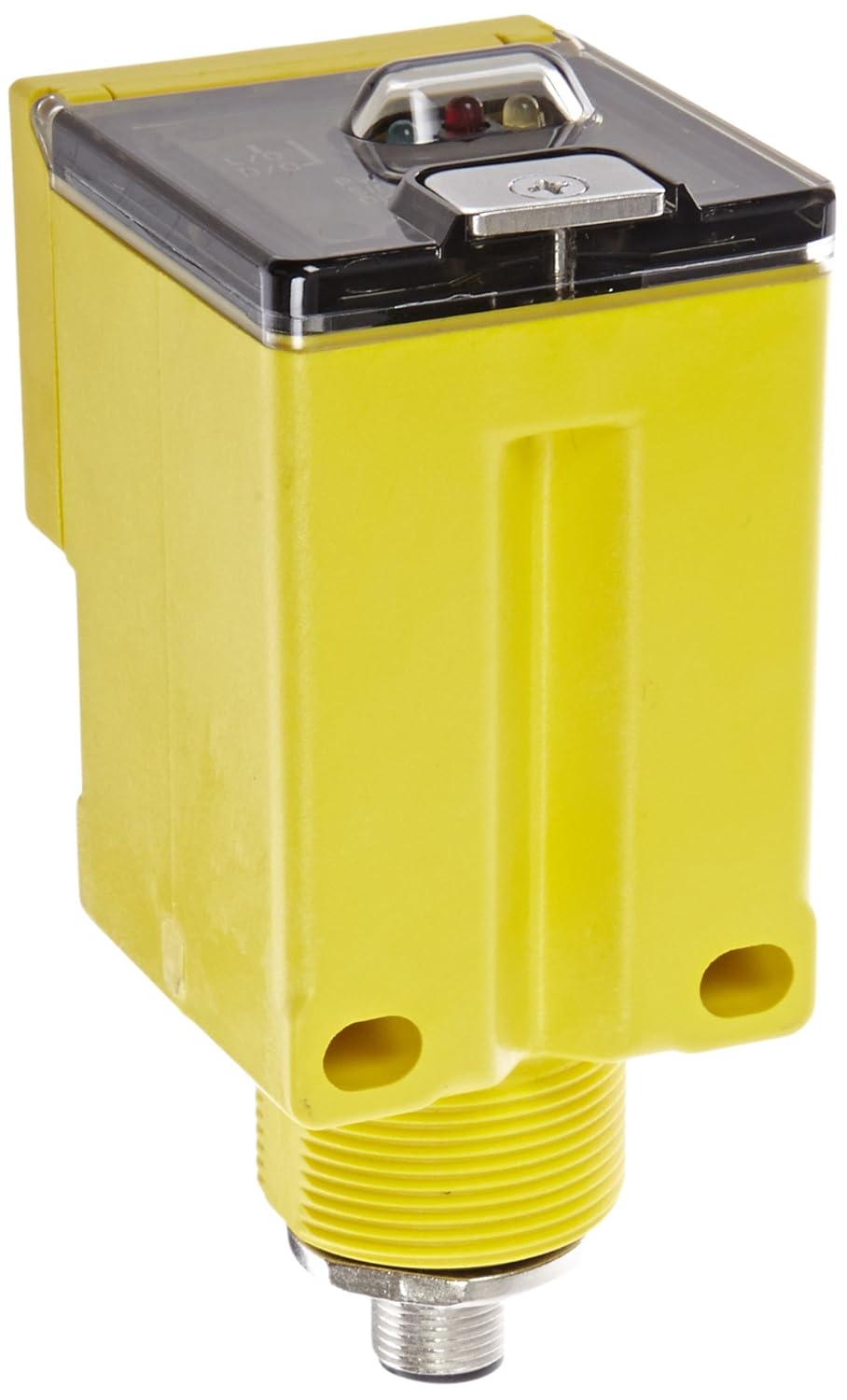 Banner Q45BB6LPQ5 Photoelectric Sensor, Polarized-Retroreflective Sensing Mode, 4-Pin Euro-Style QD Connector, M30 Threaded Mount, Visible Red LED, 10-30 VDC Supply Voltage, Bipolar (PNP and NPN) Output, 6 m Sensing Range