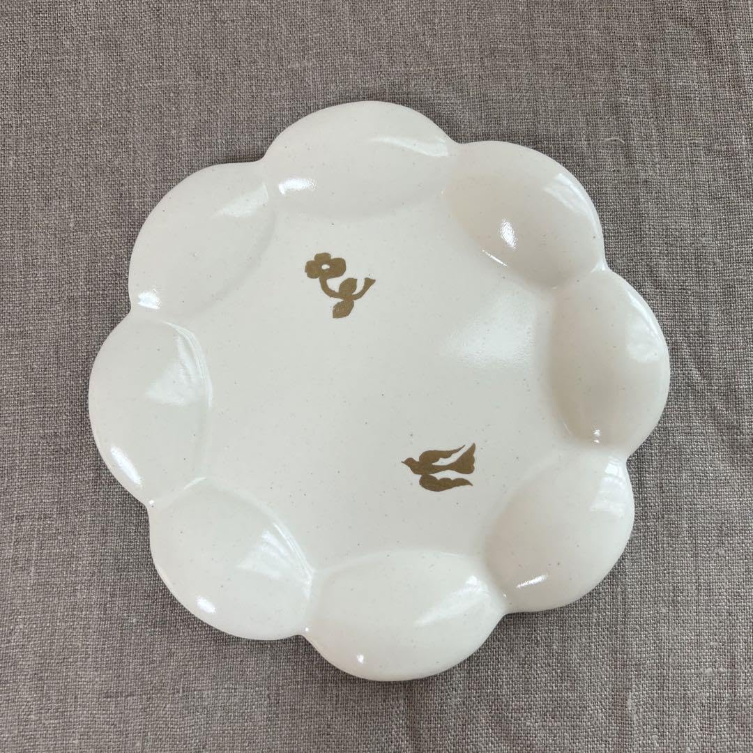 安藤雅信さん輪花スープ皿2客セット