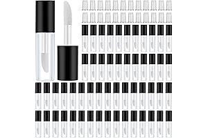 100-Piece Bulk Empty Lipstick Containers with Screw-On Cap for Cosmetic Creation, Travel, Makeup Tool