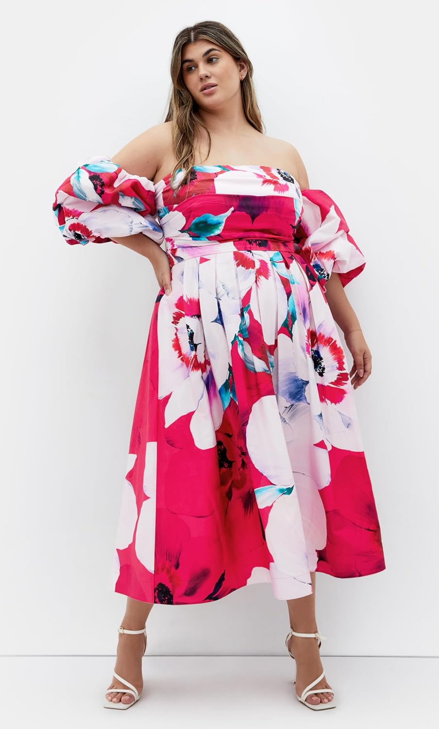 City Chic Women's Plus Size Dress - Helena Print - Image 4