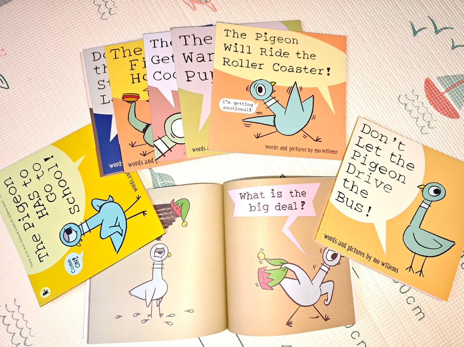 9 Pcs Mo Willems Pigeon Books Set Paperback Don't Let The Pigeon Series Books Collection Gift