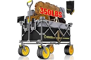 Collapsible Wagon with Big Wheels for Sand and All Terrains