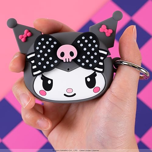Miniatura 3 de iFace My Melody 50th and Kuromi 20th Anniversary Case Compatible con AirPods Pro 1Pro 2 - Bonita funda protectora de silicona mosquetón incluido