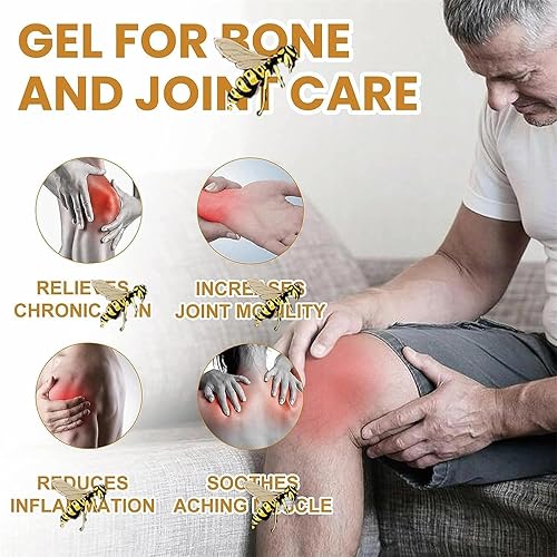 Miniatura 2 de Crema de alivio de veneno de abeja, crema de veneno de abeja calmante para articulaciones y músculos, gel de veneno de abeja de Nueva Zelanda (B)