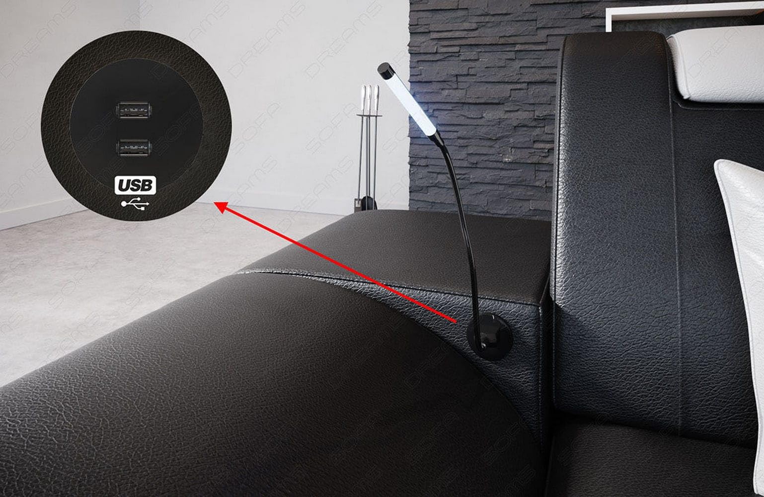 Sofa Dreams Stoff Ecksofa Brianza L-Form