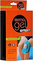 Termogel Faixa Térmica Para Joelho Em Gel Único Azul