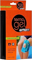Termogel Faixa Térmica Para Joelho Em Gel Único Azul