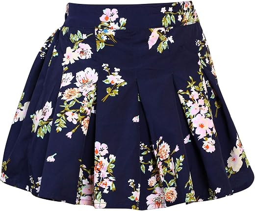 Klowvila Fashion Girl's Knee Length Skirt