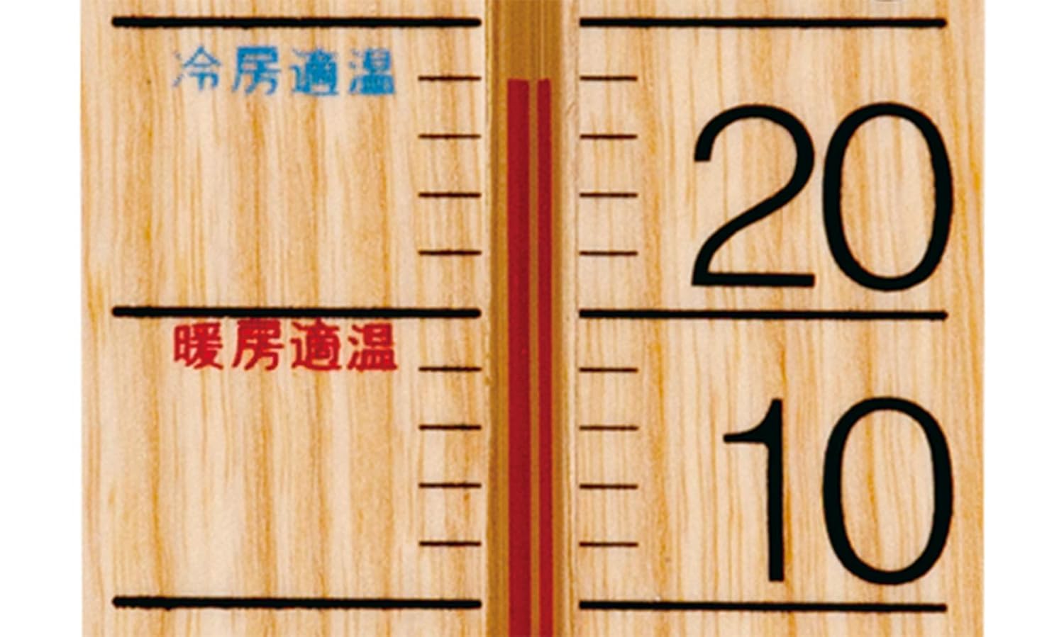Shinwa Thermometer Wood Wall Mount M-023 ( 48481 )