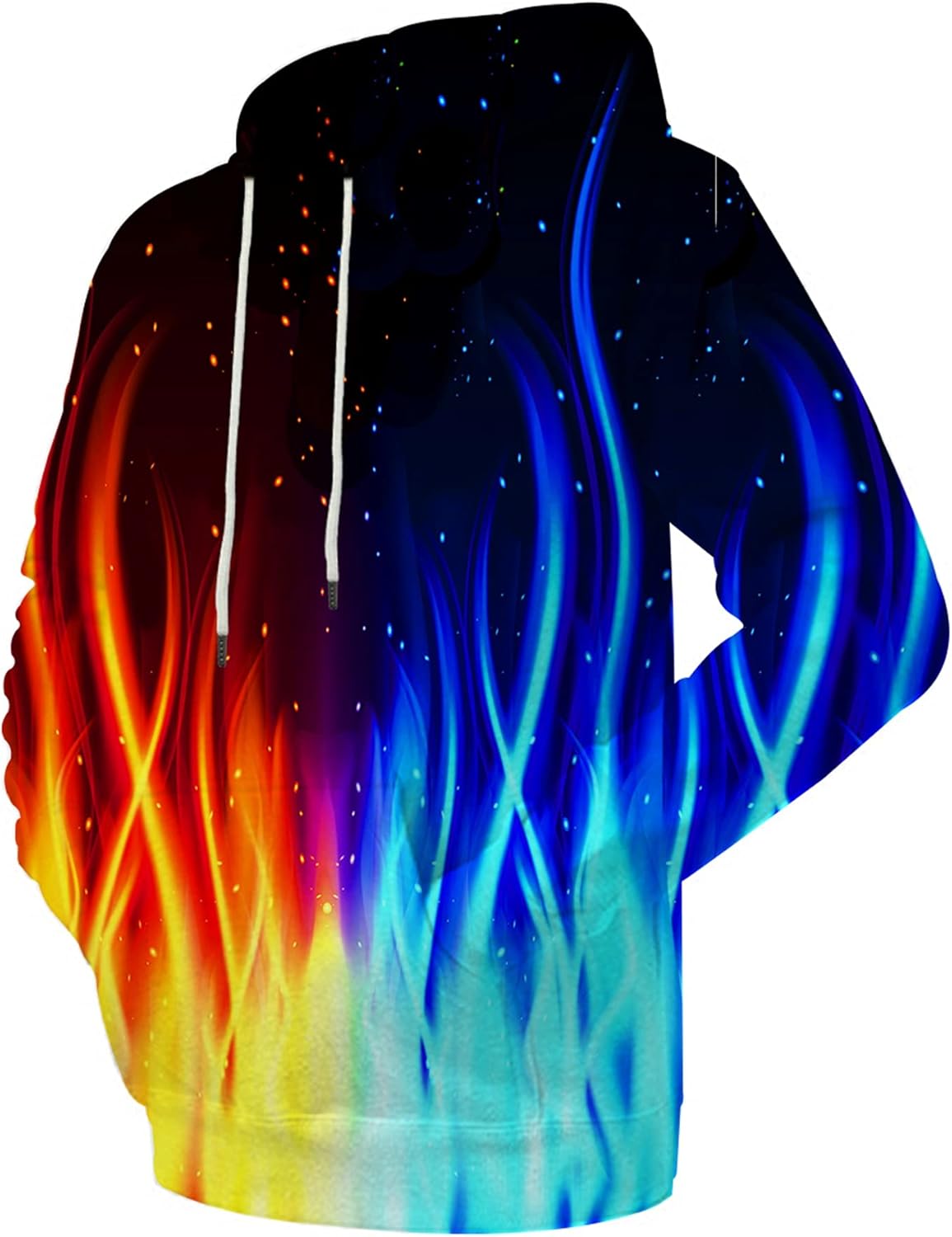 LAIDIPAS Hoodies for Men Women 3D Pullover Cool Hoodie Graphic Novelty Hooded Sweatshirts with Pocket - Image 3