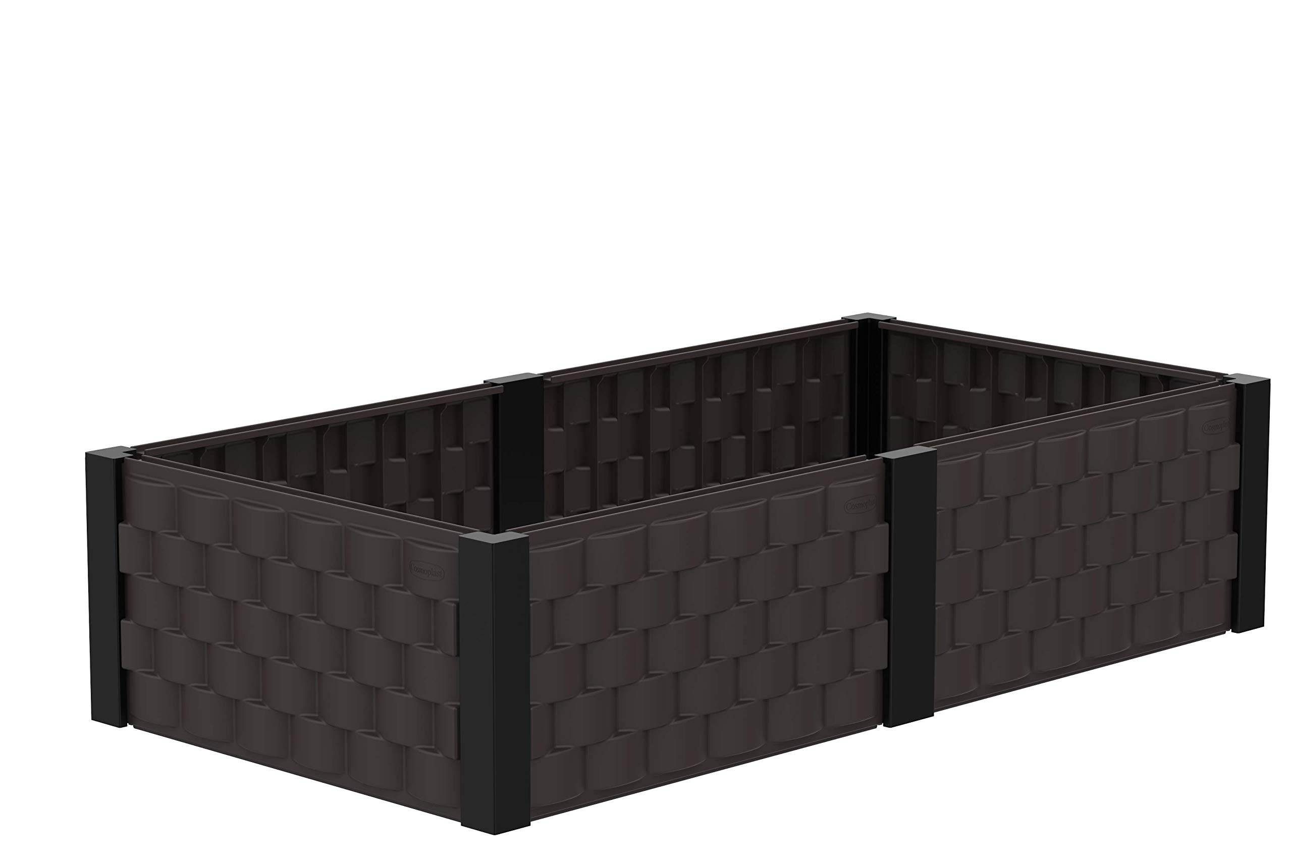 Cosmoplast Plastic Raised Garden Bed Planter
