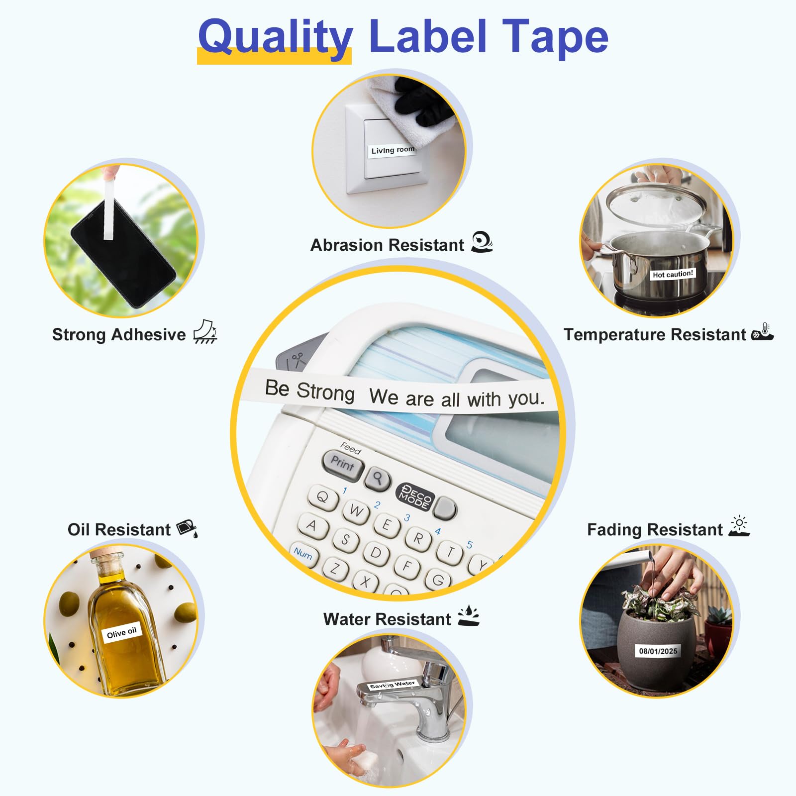 Pristar 4x Nastri per Etichette Compatibile per Casio XR-12WE XR12WE per Casio EZ KL-60 KL-70e KL-100 KL-120 KL-130 KL-200 KL-200E KL-300 KL-750 KL-820 Etichettatrice, 12 mm x 8 m, nero su bianco