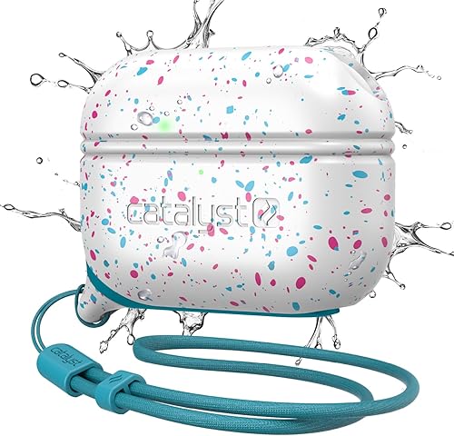 Miniatura 7 de Catalyst Funda impermeable para AirPods Pro de 2ª generación y AirPods Pro de 1ª generación, compatible con carga inalámbrica y USB-C, diseño de una