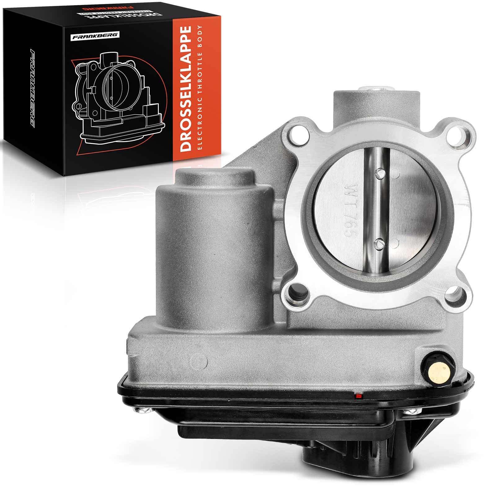 Frankberg Drosselklappe Drosselklappenstutzen für C-Max DM2 Fiesta V JD JH Fiesta VI CB1 CCN Focus C-Max Focus II DA DP HCP DB DH FCH DS FFS Fusion JU Corsa C F08 F68 2002-2012 1505642