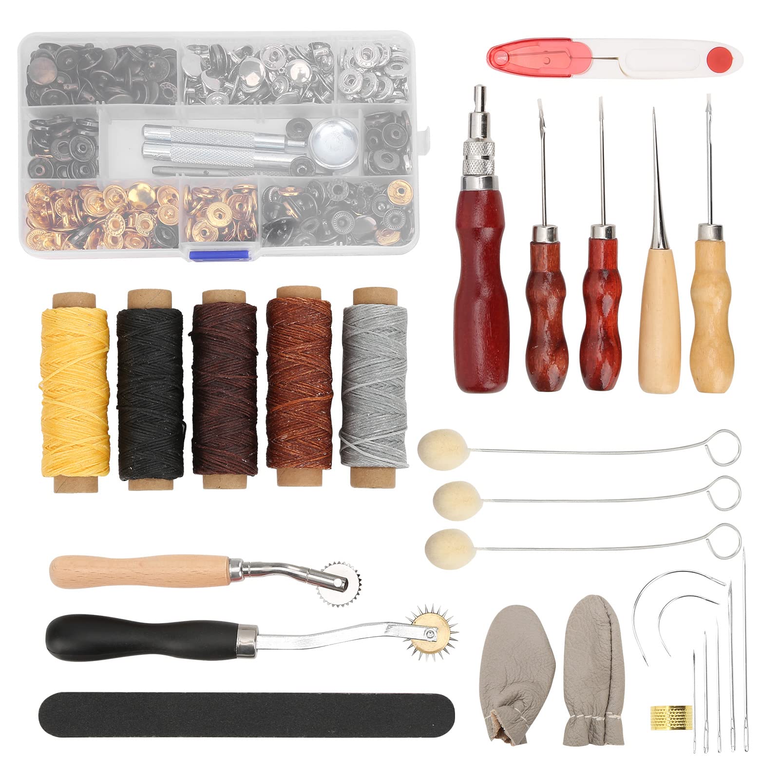 Strumenti di lavoro in pelle pratiche kit di riparazione di cucitura fatti fai da te per i materassi tende