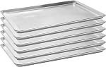 6 Conditionner le quart de la plaque de cuisson en aluminium, 13 x 10 en NSF, Feuilles de biscuits commerciales en aluminium, non-brillantes, sans danger pour les fours 500℉