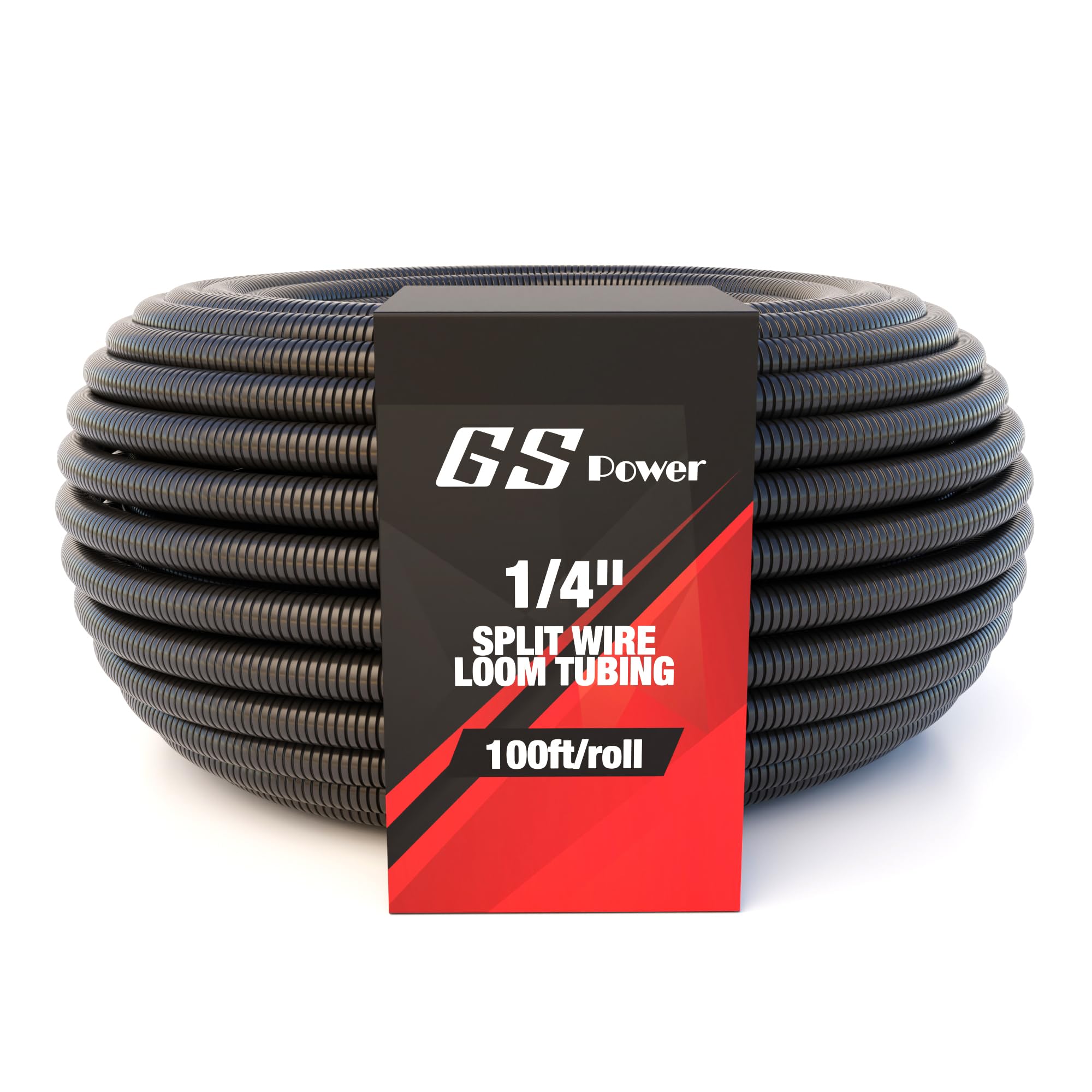 Amazon.com: GS Power 1/4 Inch x 100ft Split Wire Loom Tubing