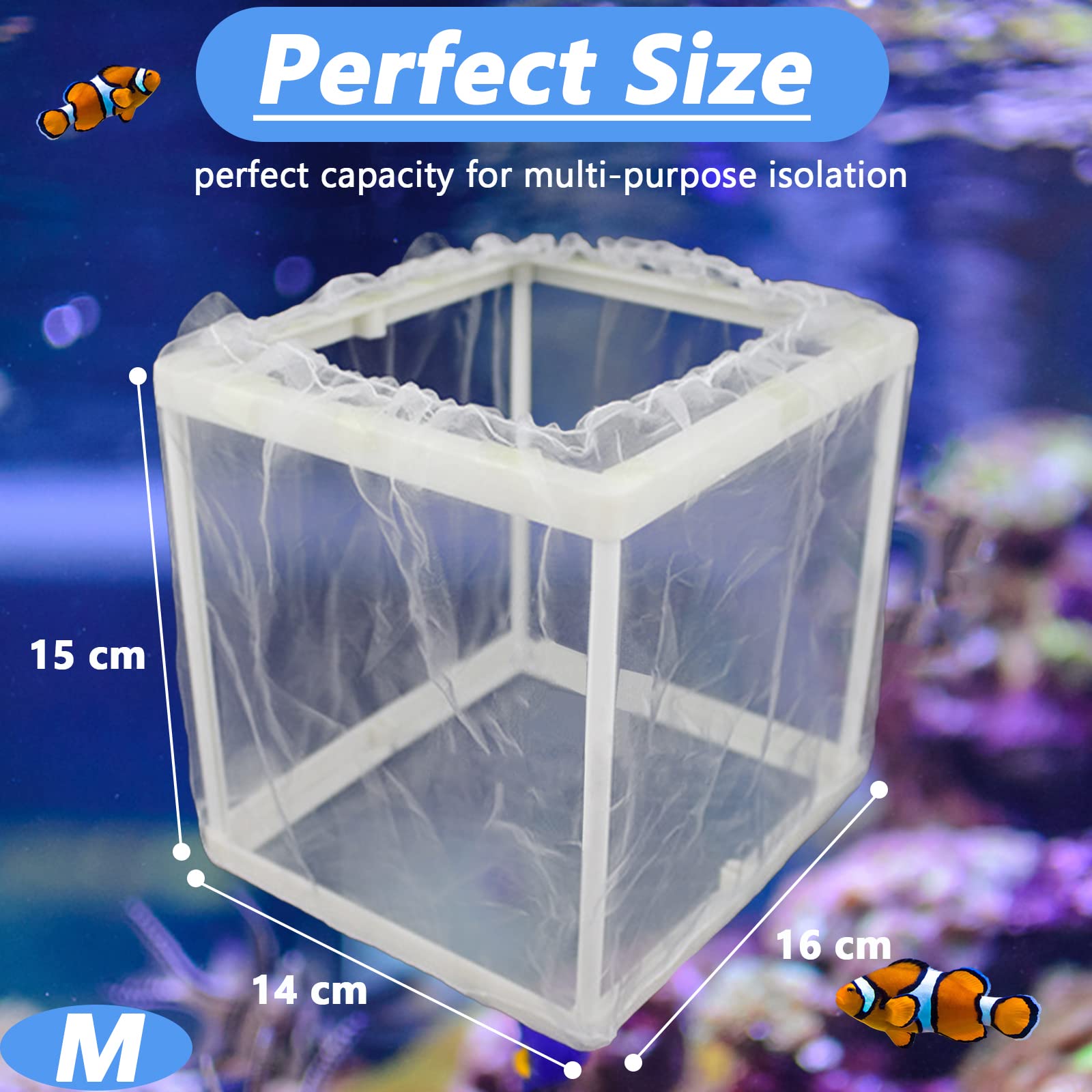 Buy Aquarium Fish Breeding Box, Small Fry Hatchery Net Fish Nursery
