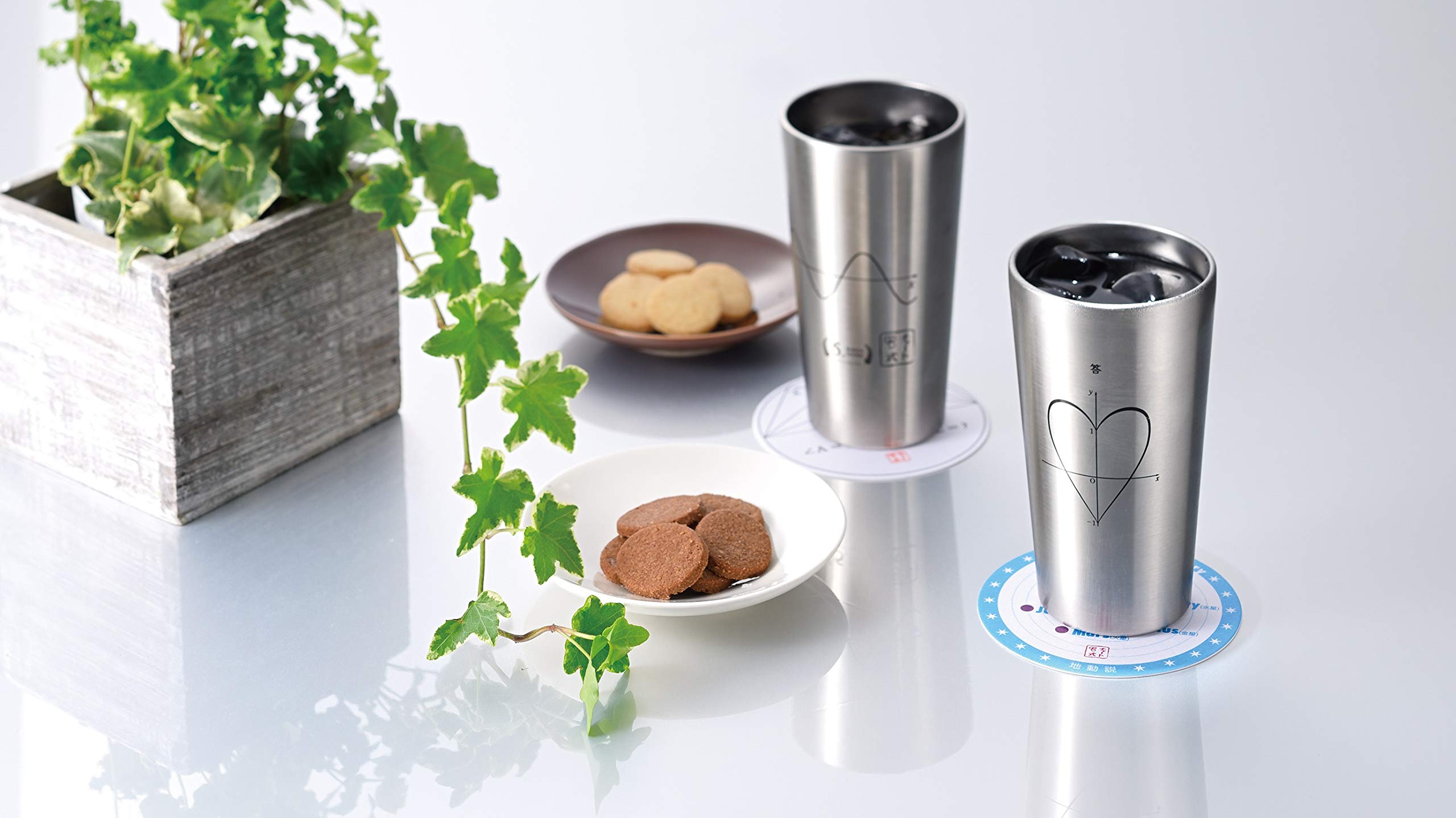 Amazon | タンブラー（波の式） ステンレス製 300mm 数研グッズ5周年