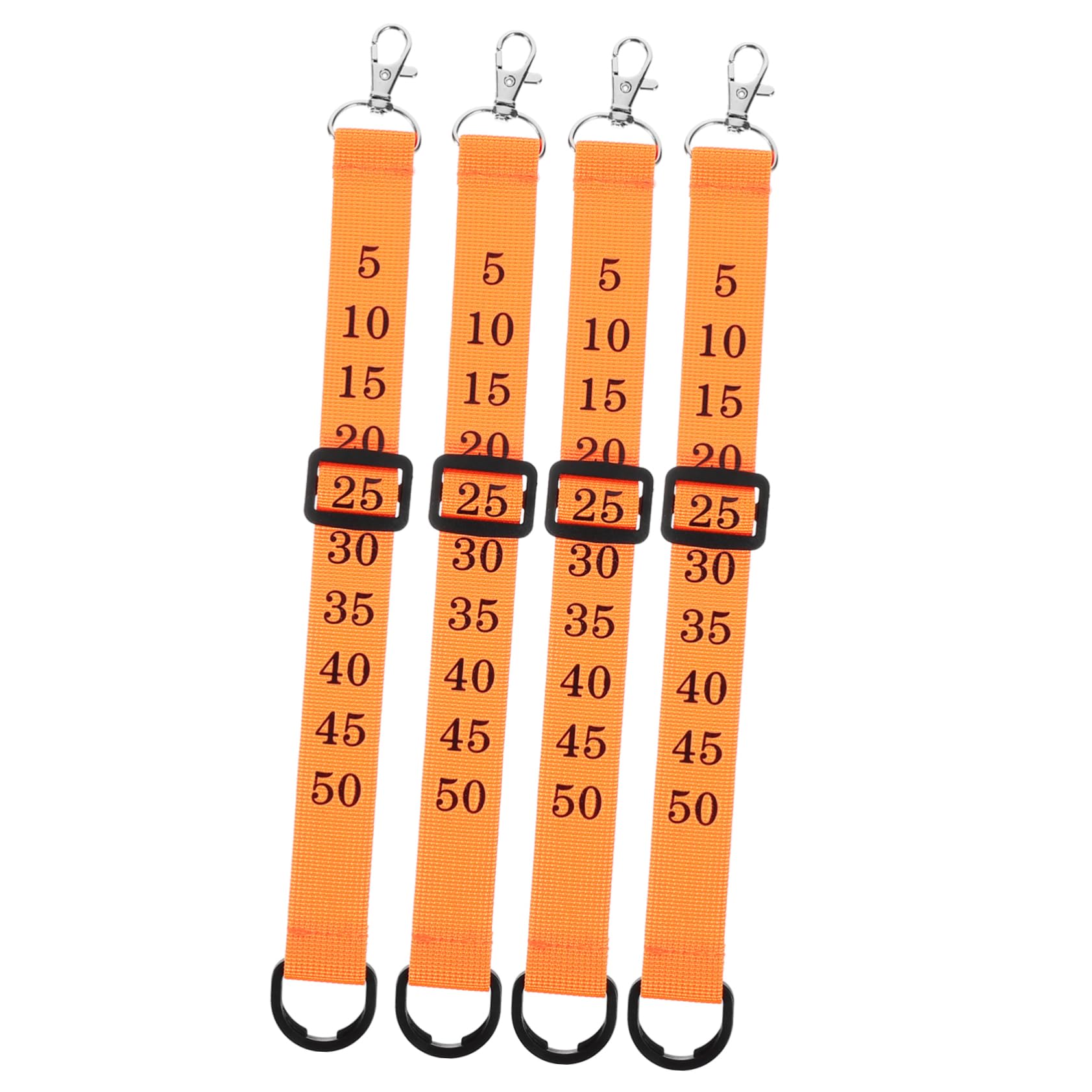 BCOATH Referee Chain Clip Set Football Numbered Chain Clip Plastic Alloy Identification