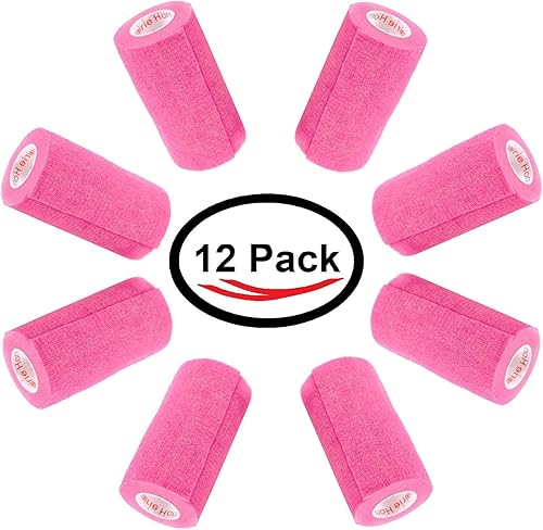 Miniatura 349 de Cinta adhesiva para veterinarios (negro) (paquete de 2) (4 pulgadas x 15 pies), autoadhesiva, adherente, cohesiva, flexible, autoadhesiva, rollo