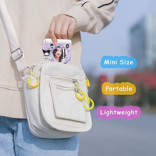 Miniatura 6 de Carpeta para tarjetas fotográficas Kpop de 3 pulgadas, bonito álbum de fotos, portátil, álbum de tarjetas de fotos Kpop con bonito colgante para