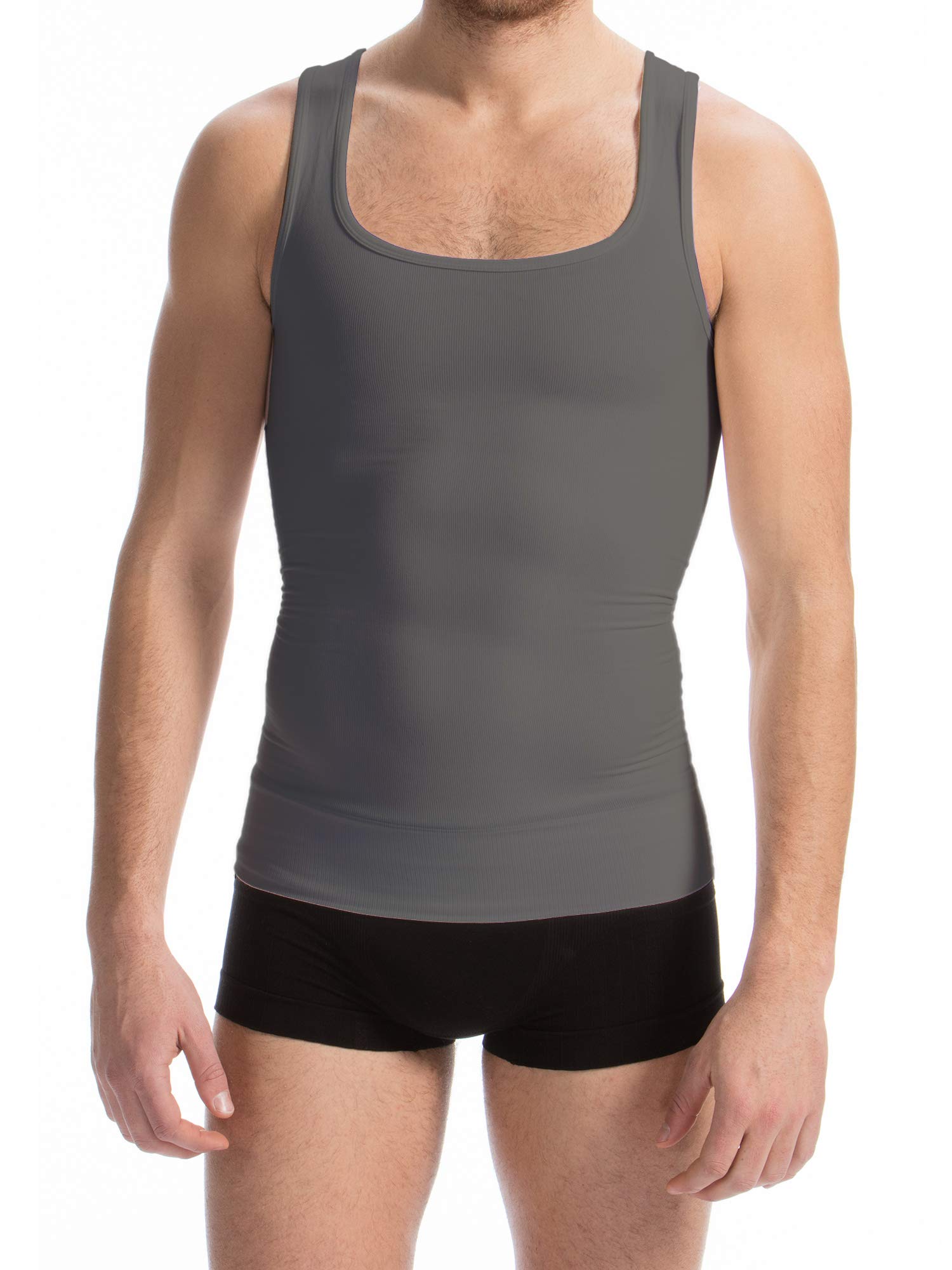 FarmaCell Bauchweg Unterhemd Herren mit Brustkompression aus Baumwolle, Made in Italy, 418​