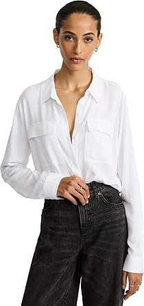 EXPRESS Womens Long Sleeve Utility Portofino Shirt
