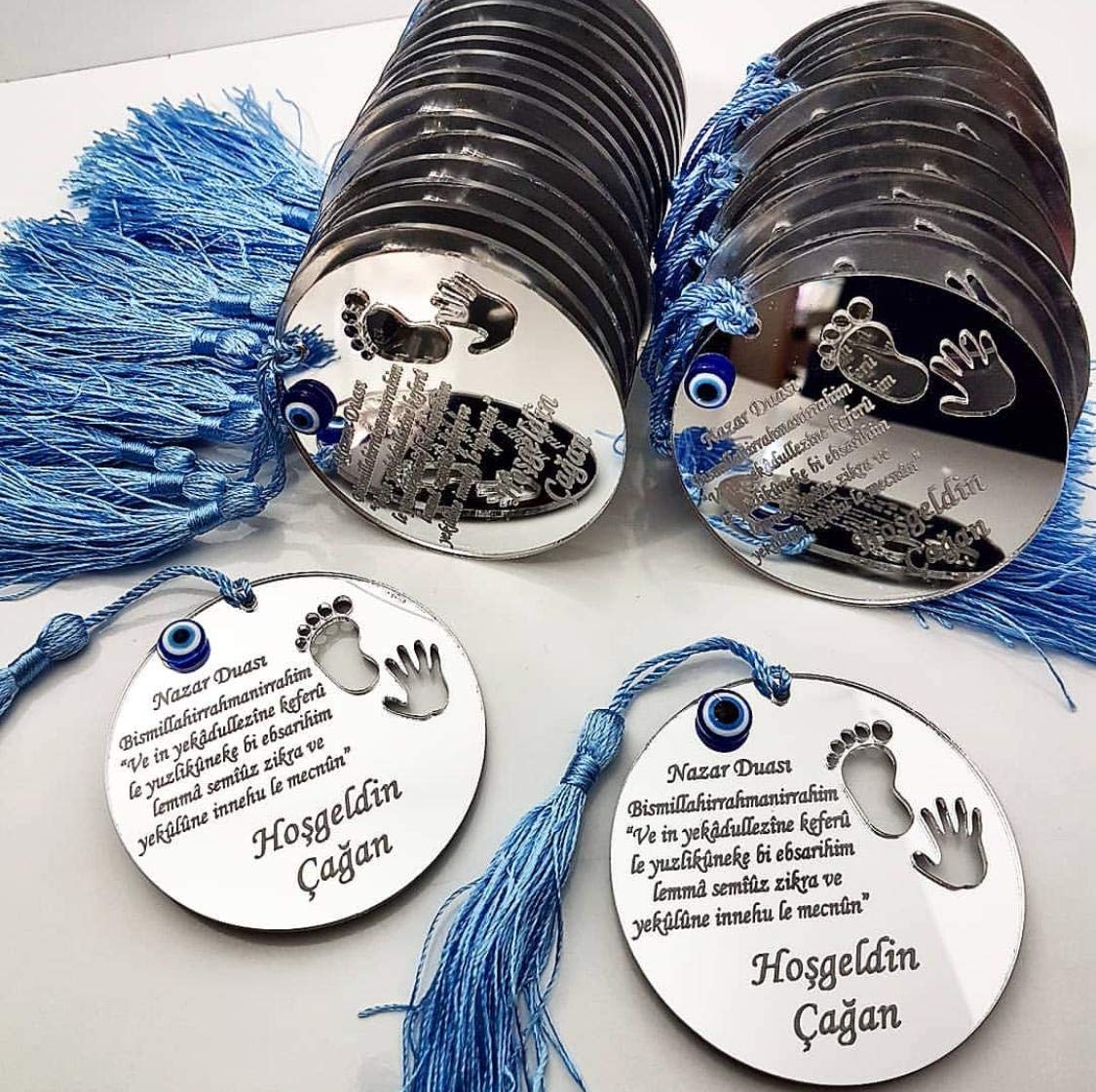 24 Stück Baby-Fußabdruckseifen – Handgefertigt, Süße Gastgeschenke Für Babyparty