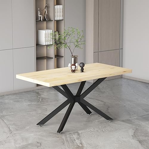 Miniatura 5 de Patas de escritorio de metal de 28 pulgadas, base de hierro forjado resistente para mesas de vidrio, mármol y madera, patas de escritorio para el