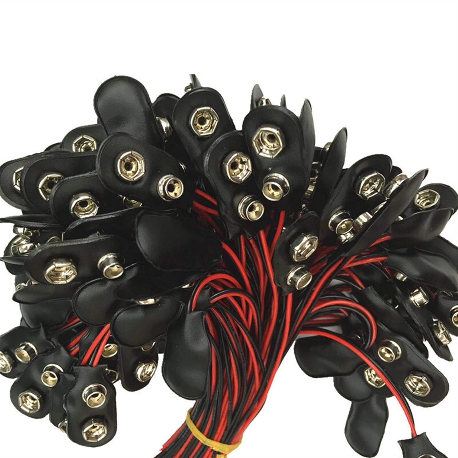 Clip de batería 9V macho CZKE adaptador terminal corriente continua 150mm