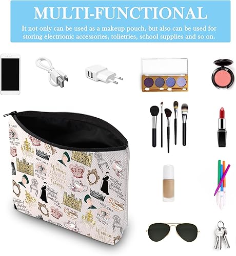 Miniatura 3 de Regalo inspirado en el programa de televisión V. Crawley Cita inspirada en el regalo del programa de televisión, mercancía con cremallera, bolsa de