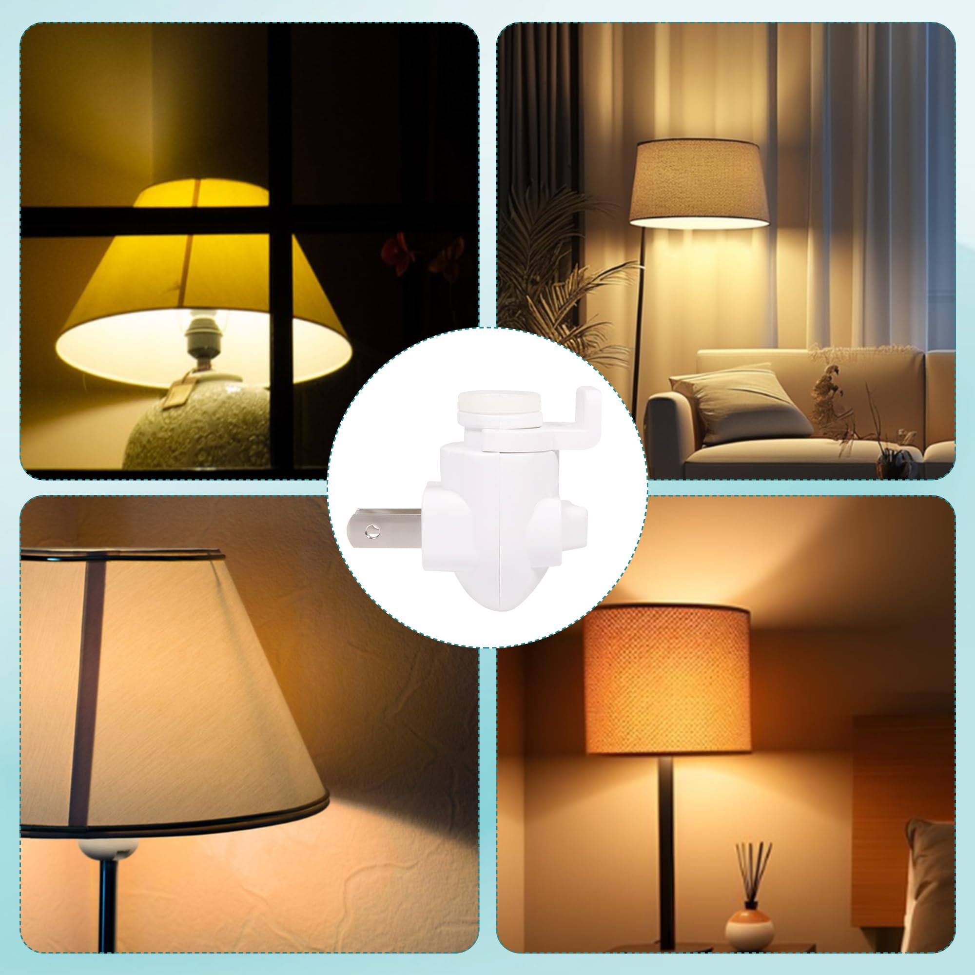 Deridi Plug in Night Light Module Base Socket with ON/Off Switch