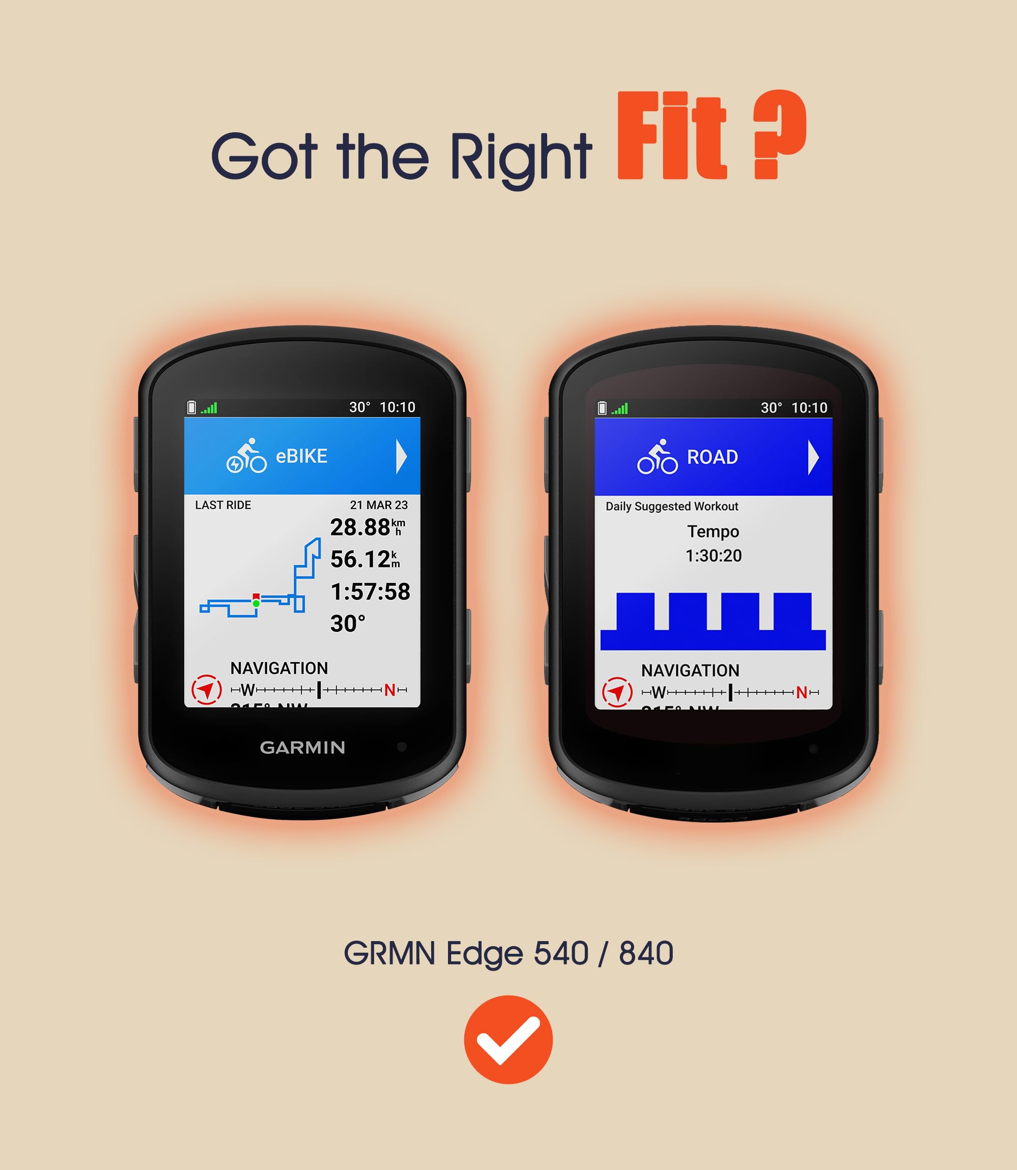 Silikonowe etui kompatybilne z Garmin Edge 540/840 + 2 osłony ekranu ze szkła hartowanego, miękkie silikonowe etui w zestawie ochrona przed wstrząsami - czarna