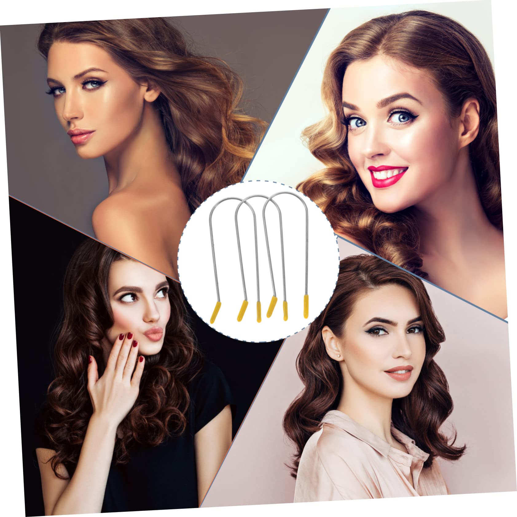 Healeved 64piezas Clips De Reemplazo Para Bigudíes Calientes De Compatible Rodillos Térmicos Accesorios Para Estilo De Cabello Casa y Salón Diseño Resistente y Cómodo Para Rizar Sin
