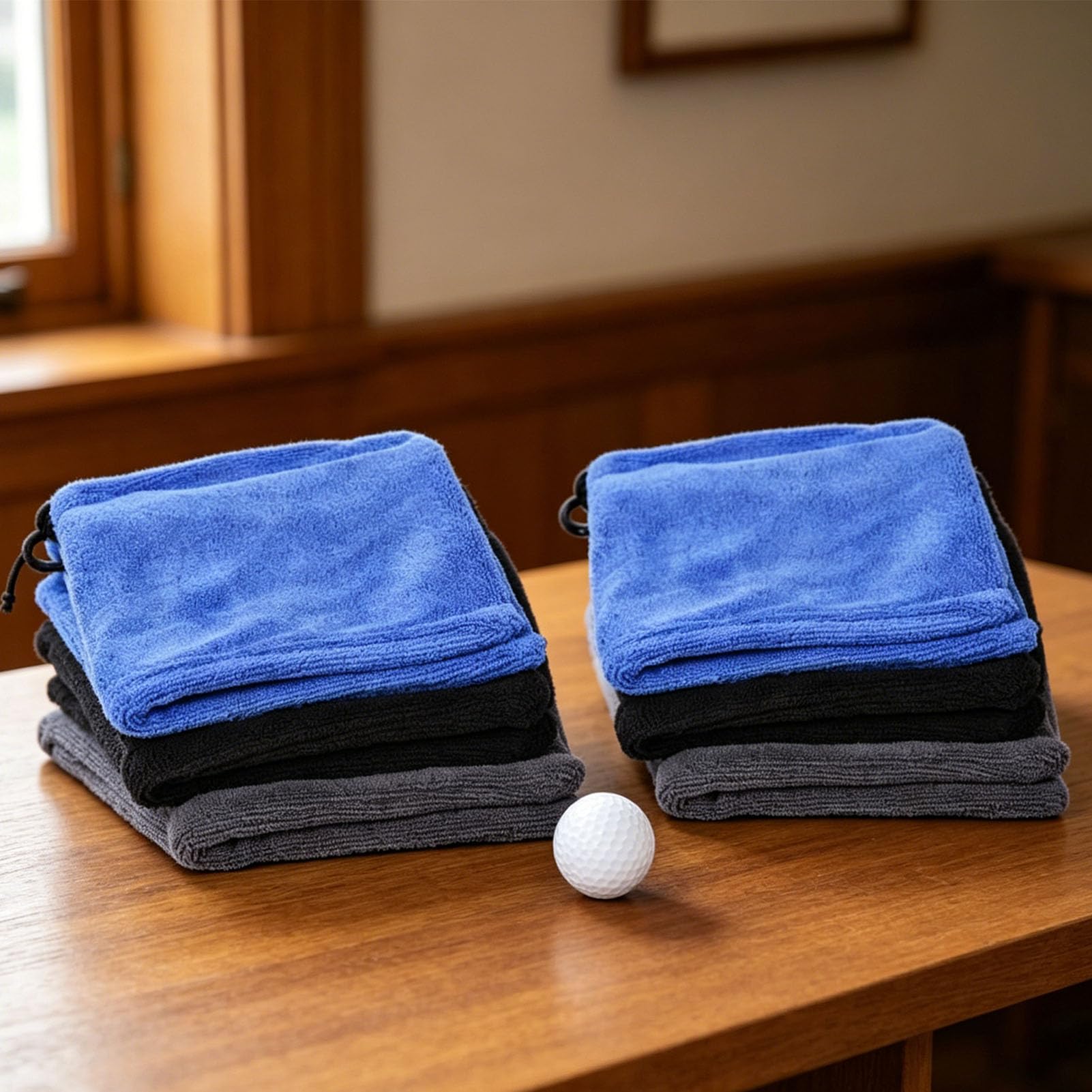 Toallas de limpieza de bolas de golf Zunate con tejido de microfibra