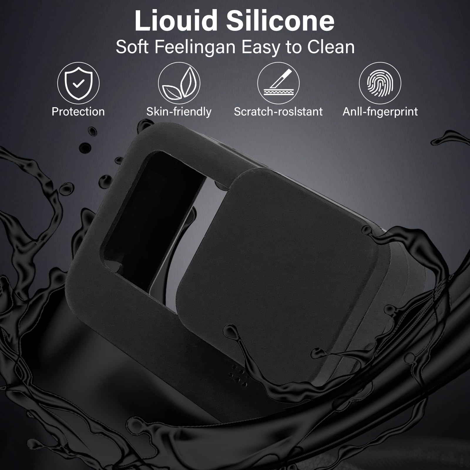 Custodia Protettiva In Silicone Per GoPro Hero 13 - Copriobiettivo + Cordino - Protezione Completa Da Graffi E Urtic
