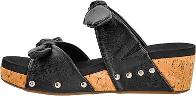 Corkys Footwear Womens Sittin Pretty Wedge Sandal - 2 Inch Cushioned Wedge, Slip On Closure for Comfort & Style, Perfect for Casual & Dressy Outfits, All Day Wear
