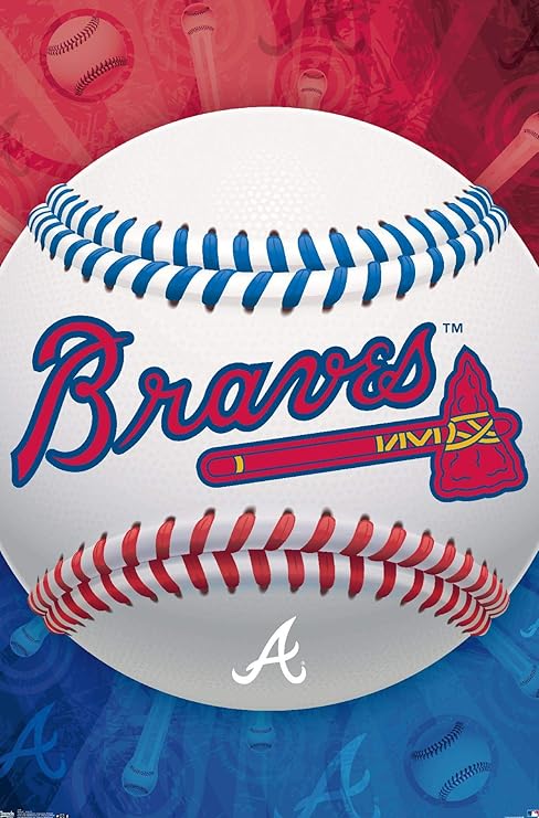 Amazon アトランタブレーブス ロゴ13 ポスター プリント 55 X 86 36 Cm アートフレーム ポスター オンライン通販
